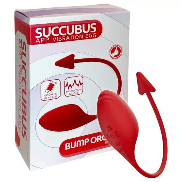 Funny Me - vibratore a forma di ovetto con controllo via app (rosso)