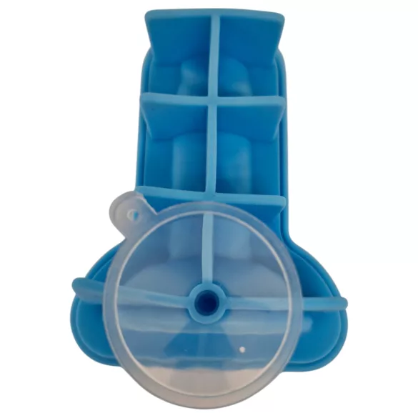 Dildó - stampo per ghiaccio a forma di dildo - silicone blu