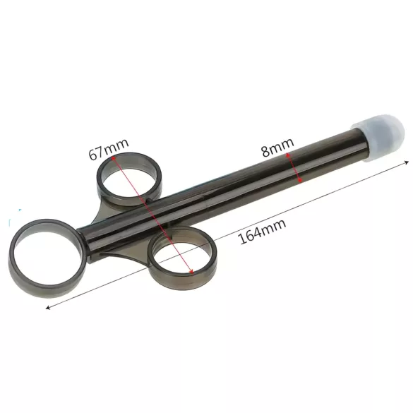 Siringa dosatrice lubrificante - plastica bianca
