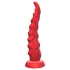 Monster Fuck - vibratore tentacolo con ventosa e telecomando - rosso