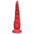 Monster Fuck - vibratore tentacolo con ventosa e telecomando - rosso