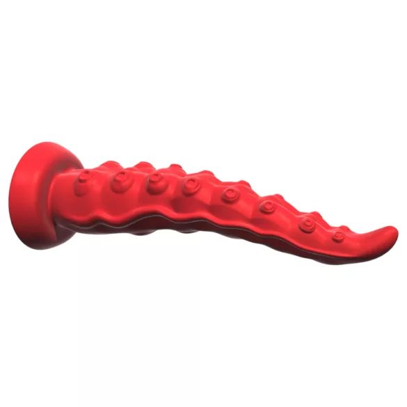 Monster Fuck - vibratore tentacolo con ventosa e telecomando - rosso