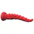 Monster Fuck - vibratore tentacolo con ventosa e telecomando - rosso