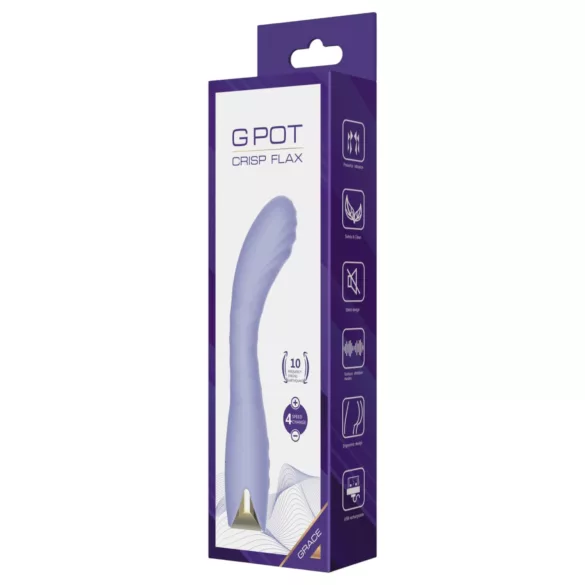 Biu-Biu - vibratore punto G curvo - silicone viola