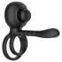 Biu-Biu - anello fallico e vibratore per coppia - silicone nero