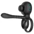 Biu-Biu - anello fallico e vibratore per coppia - silicone nero