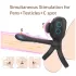 Biu-Biu - anello fallico e vibratore per coppia - silicone nero