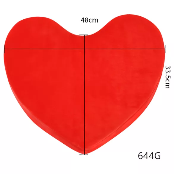 Desirel Magic Pillow - cuscino del sesso a forma di cuore (rosso)