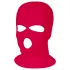 Balaclava - passamontagna a maglia con 3 aperture (rosa scuro)