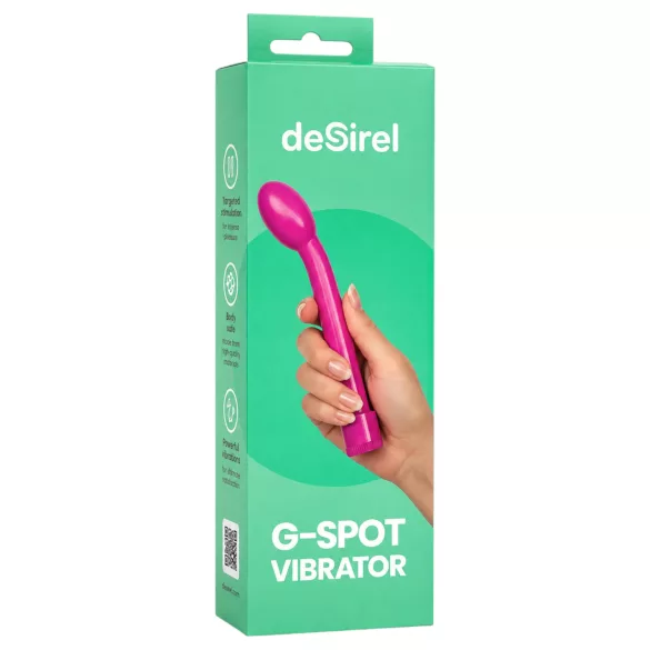 Desirel - vibratore curvo per il punto G (rosa)