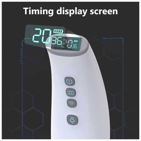 Lonely - masturbatore automatico riscaldante con suoni realistici - bianco