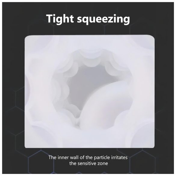 Lonely - masturbatore automatico riscaldante con suoni realistici - bianco