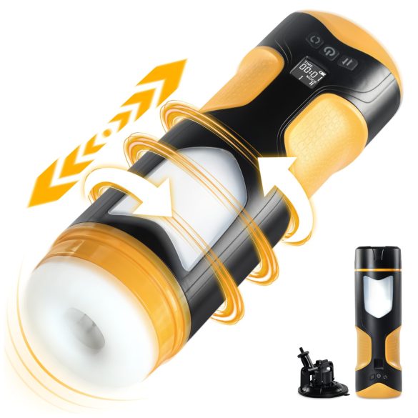 Lonely - masturbatore automatico rotante - nero