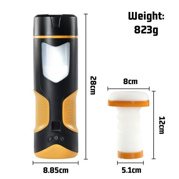 Lonely - masturbatore automatico rotante - nero