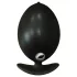 Kangvo - plug anale gonfiabile magnetico con sfera rotante (nero)