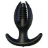 Kangvo - plug anale gonfiabile magnetico con superficie a coste (nero)