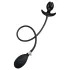 Kangvo - plug anale gonfiabile magnetico con superficie a coste (nero)