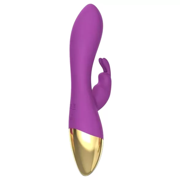 Mroow - vibratore con coniglietto e braccio per il clitoride (viola)