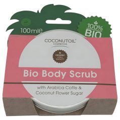   Coconutoil - scrub corpo bio caffè e zucchero di fiori di cocco 100ml
