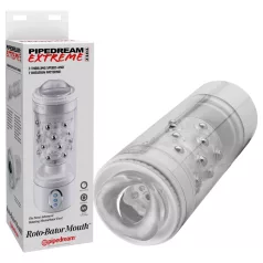 PDX - masturbatore bocca vibrante - bianco