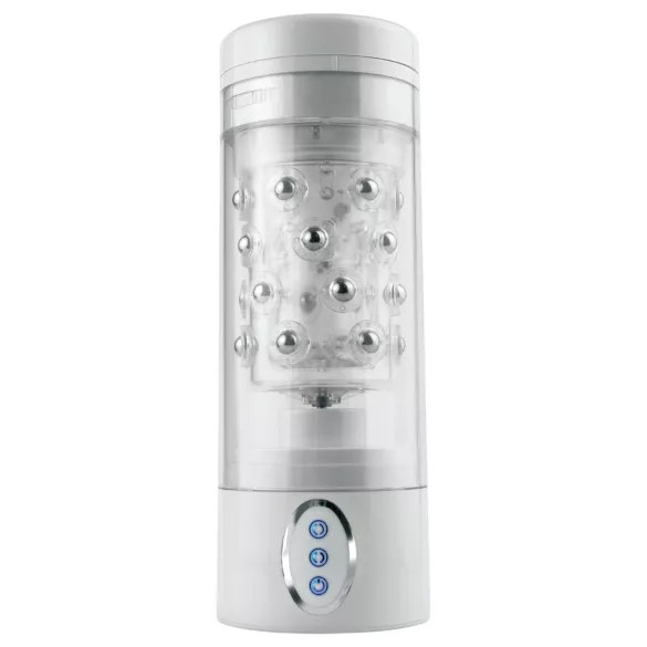 PDX - masturbatore bocca vibrante - bianco