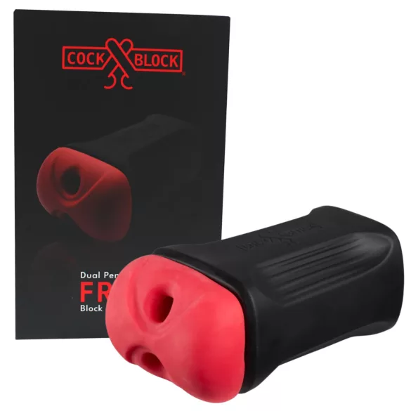 CockBlock - masturbatore a coppia per frot (nero)