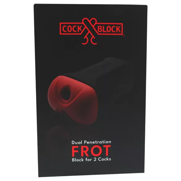 CockBlock - masturbatore a coppia per frot (nero)