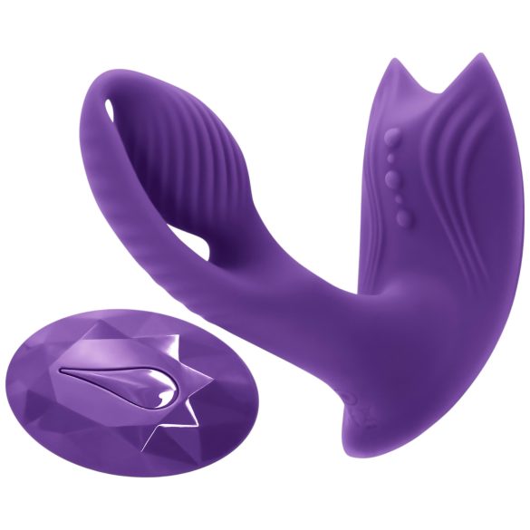 Inya Bump-N-Grind - Vibratore clitorideo 2in1 riscaldante (viola)