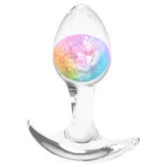 NS Novelties - plug anale trasparente piccolo - multicolore