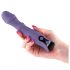 NS Novelties - vibratore rotante e spingente - silicone viola