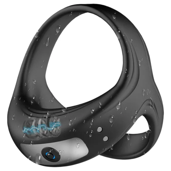 AlvUp - anello vibrante pene e testicoli - nero