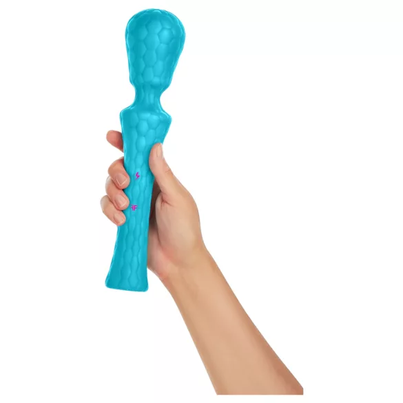 FemmeFunn - vibratore massaggiatore XL premium - silicone turchese
