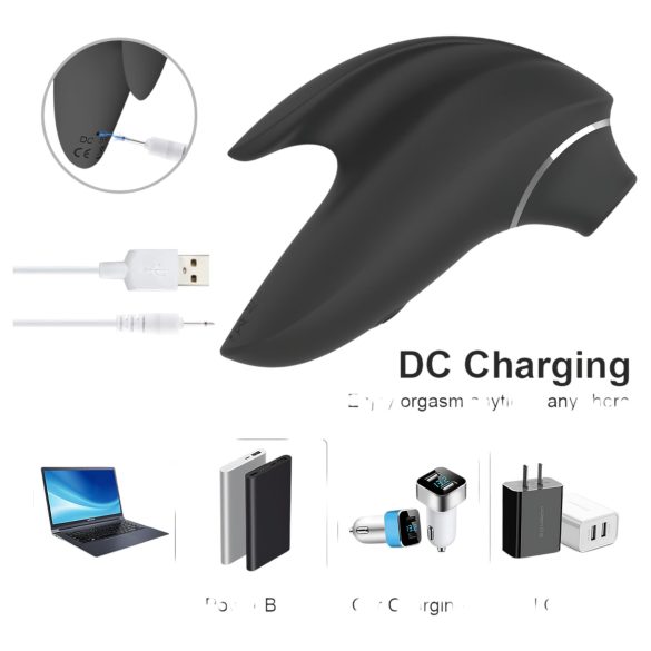 AlvUp - succhia clitoride a onde d’aria - stimolatore vibrante nero