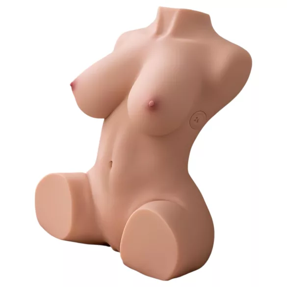 XISE Dania - masturbatore torso con funzione spinta - silicone color carne