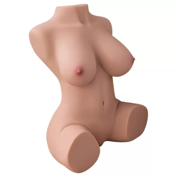 XISE Dania - masturbatore torso con funzione spinta - silicone color carne