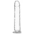 Addiction Crystal - dildo con ventosa (trasparente) - 18 cm