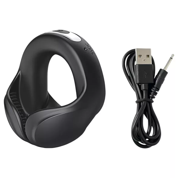AlvUp - anello fallico vibrante - silicone nero