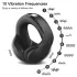AlvUp - anello fallico vibrante - silicone nero