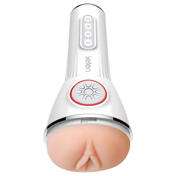 LETEN SM340 - masturbatore ricaricabile vibrante, succhiante e gemente