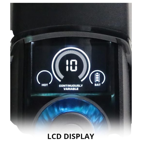 Leten SM320 - masturbatore automatico riscaldante con suoni - nero