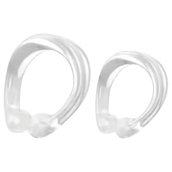 Anello in silicone per ritardare l'eiaculazione (trasparente)