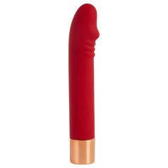 Charming Vibe Dick - vibratore punto G ricaricabile - rosso