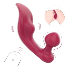 Sex HD Chomper - vibratore clitoride e anale - rosso