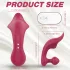 Sex HD Chomper - vibratore clitoride e anale - rosso