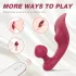Sex HD Chomper - vibratore clitoride e anale - rosso
