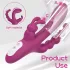 Sex HD Joker - vibratore ricaricabile impermeabile triplo - silicone viola