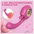 Sesso HD - vibratore leccatore e punto G (rosso)