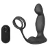 Sex HD Virgil - vibratore prostatico con anello pene e testicoli - nero