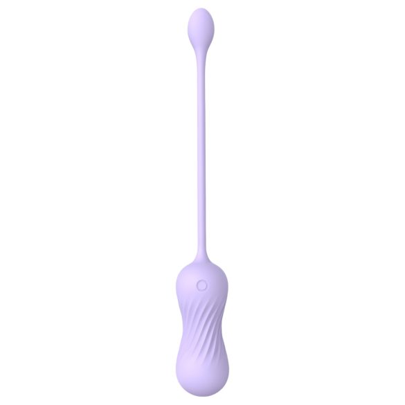 Sex HD Twist Egg - masturbatore vibrante a spinta - viola