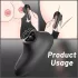 Sex HD Mirror - vibratore leccatore riscaldante - nero